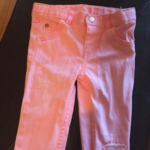 Toddler girl pink torn fashionista jeans